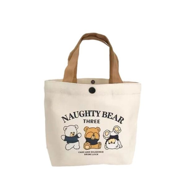 Bento bag-three action bears-1