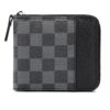 กระเป๋าซิปสั้น PU Soft Wallet Retro Pattern Purse ความจุขนาดใหญ่
